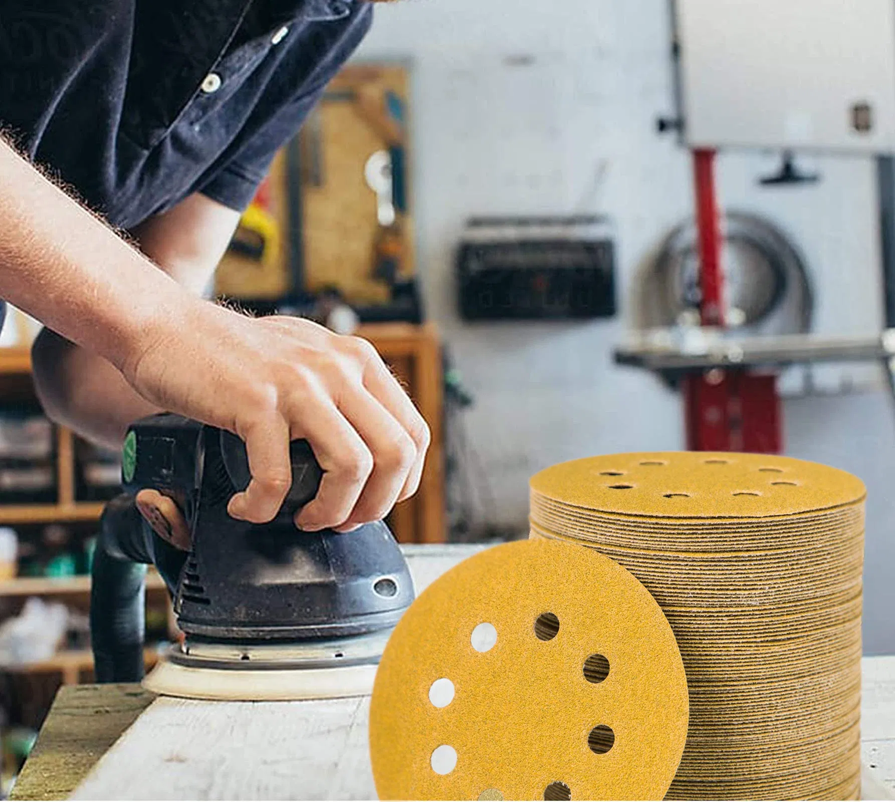 Gold Abrasive Tools Sanding Disc Hook and Loop