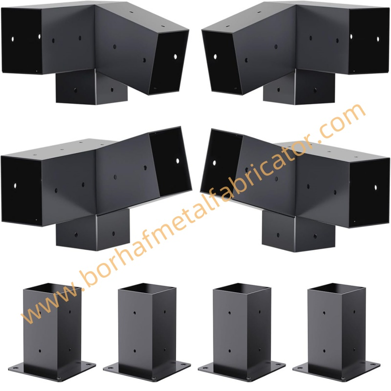 Pergola Gazebo Kit Right Corner Brackets for Wood Posts Pergolas Outdoor