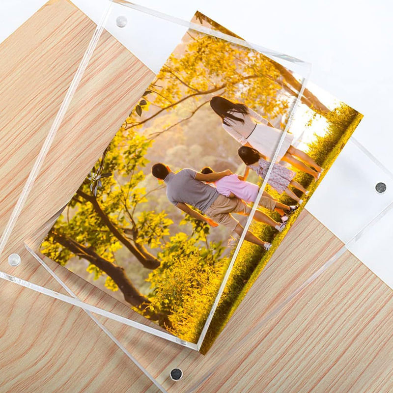 New Product Ideas Long-Lasting Shatterproof Impact-Resistant Rounded Corner Photo Frames for Office Desk Ornament