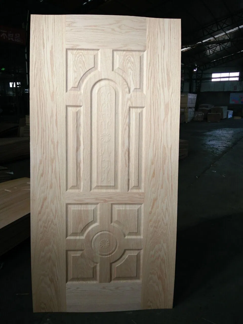 EV Teak Wooden Veneer HDF Door Skin 2150*850*3.0mm
