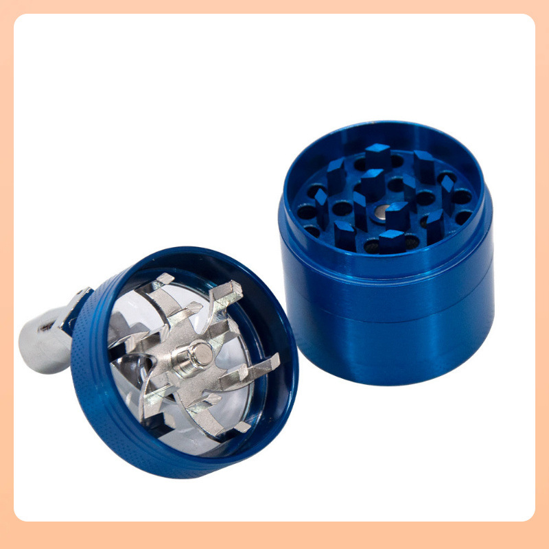 Hot Selling Window Style Top Selling Premium 4 Layers Hand Rolling Crank Tobacco Herb Grinder