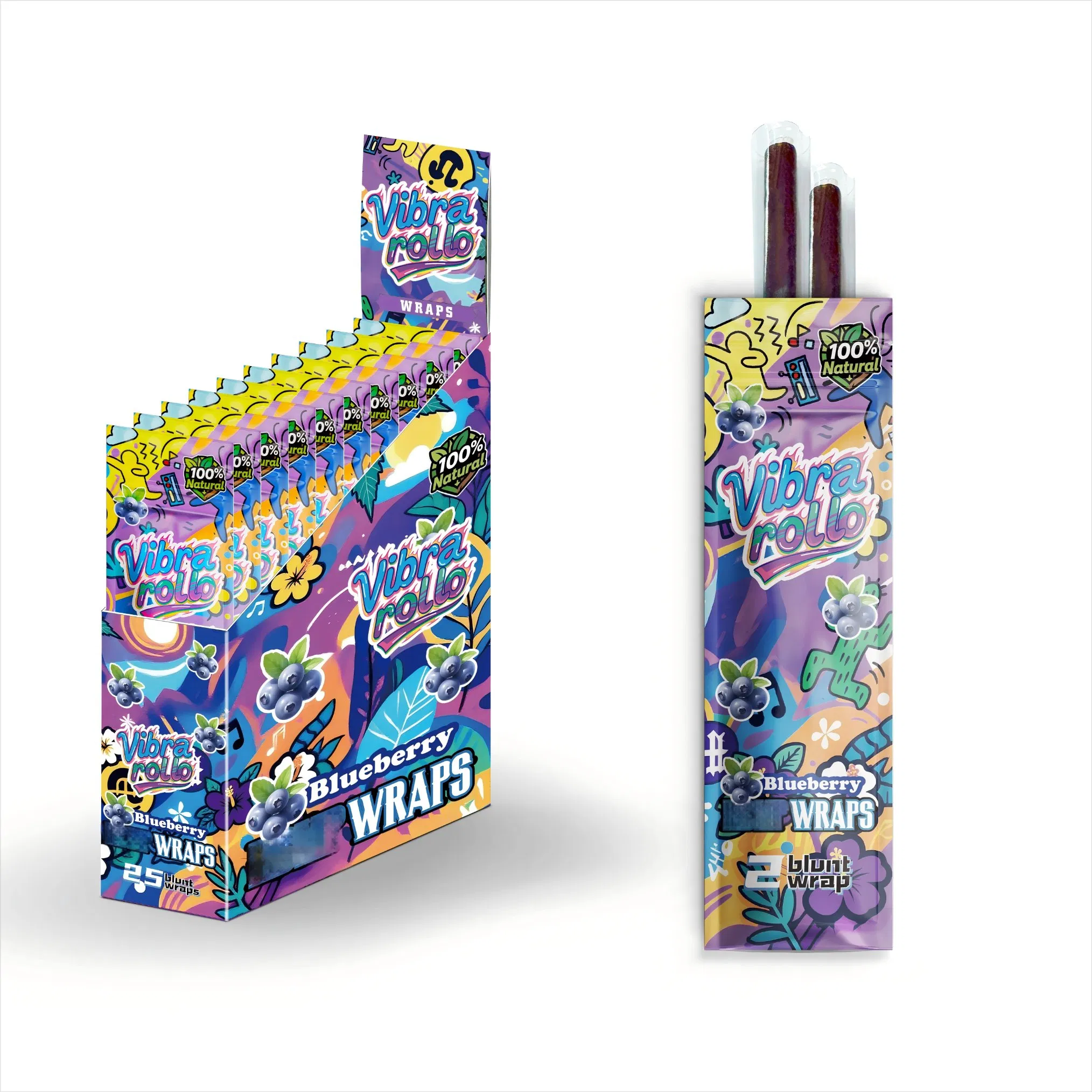 Tobacco Papers King Size Artistic Rolled Blunt Wraps