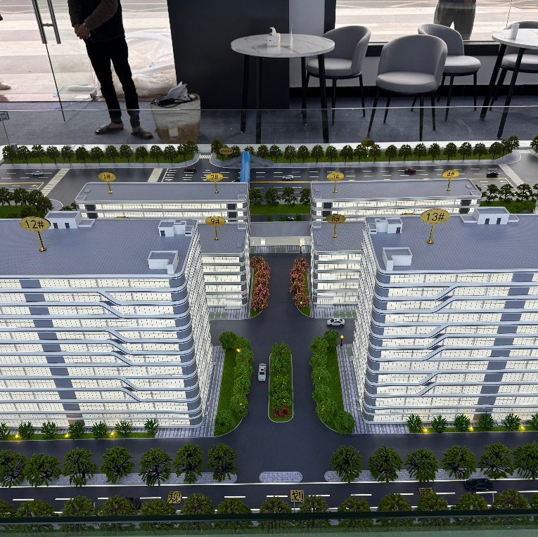 3D Industrial Park Comprehensive System Planning Building Scale Model