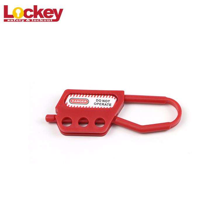 Loto Three Holes Nylon Safety Non-Conductive Lockout Hasp