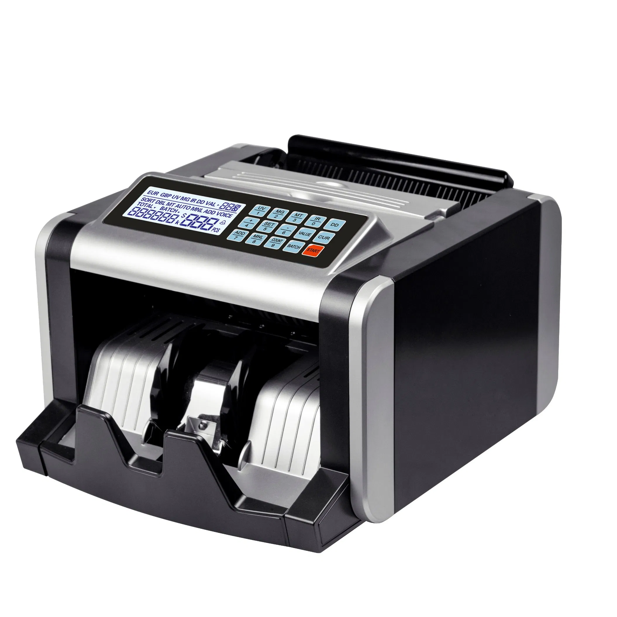 Al-1600 Bank Grade Money Counting Machine Banknote Counter Automatic Bill Counter