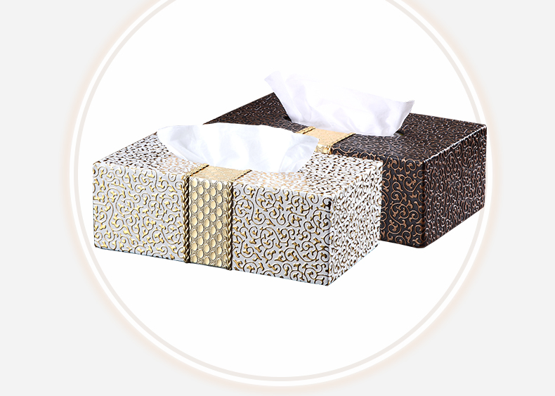 Luxurious Leather Tissue Box for Elegant Hotel Decor