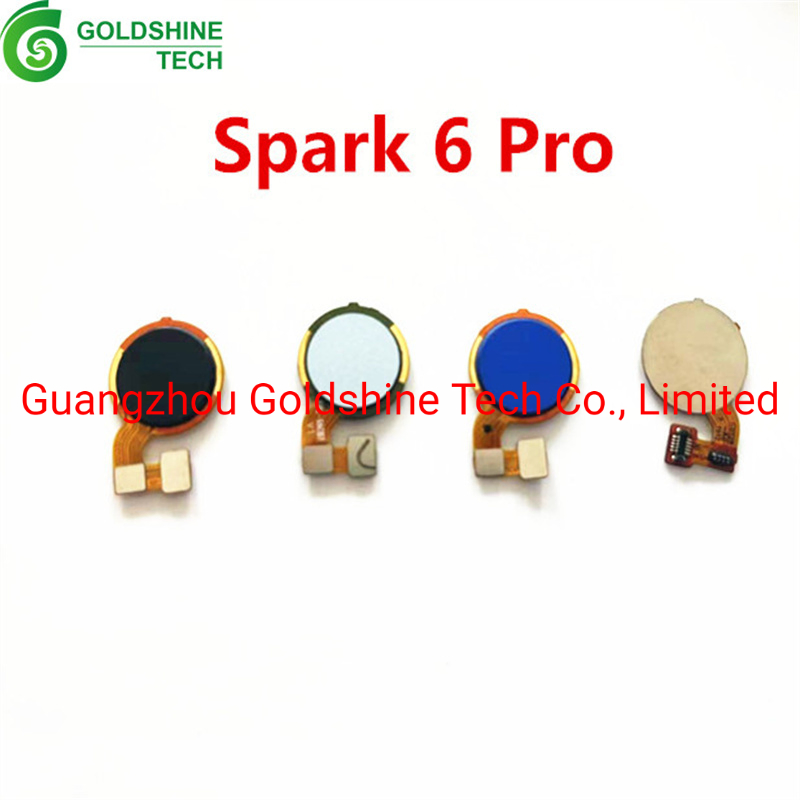 Шлейф кнопки Home с отпечатком для Tecno Pova