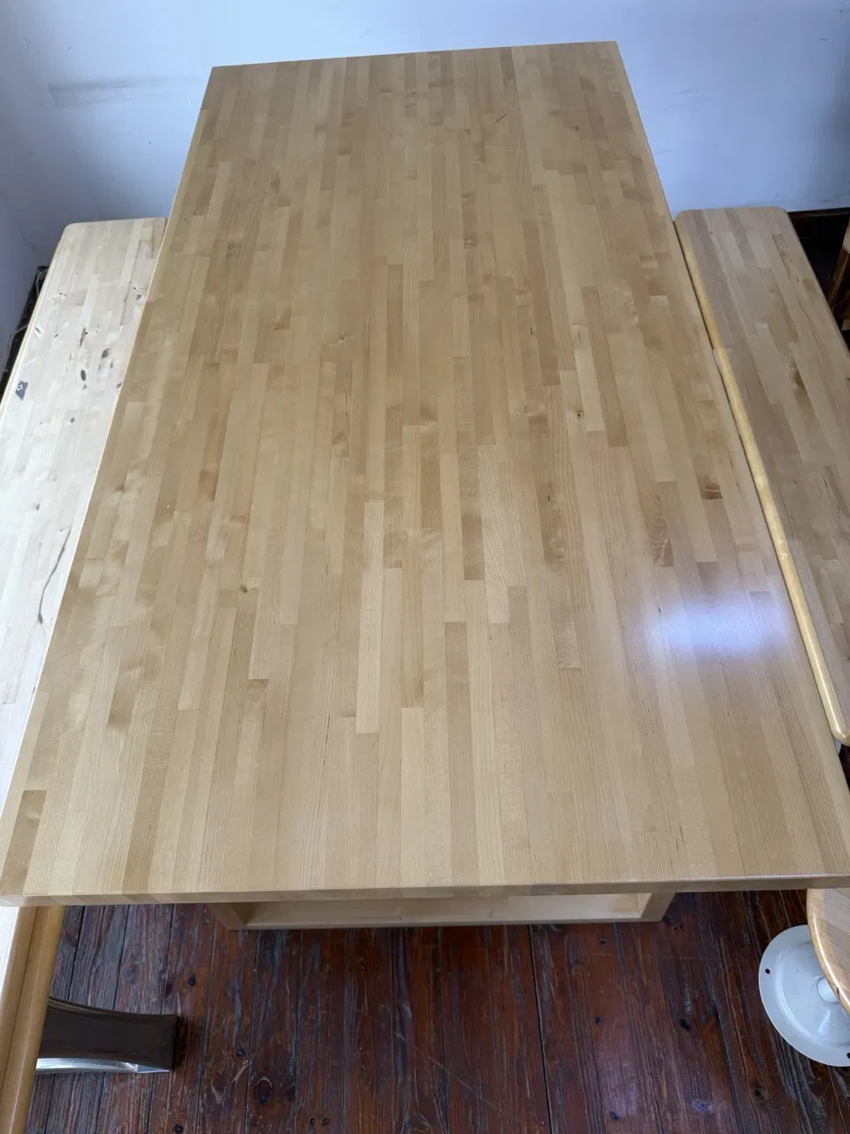 Birch Wood Finger Joint Boards Worktops for Furniture Manufacturer Size Can Be Customized