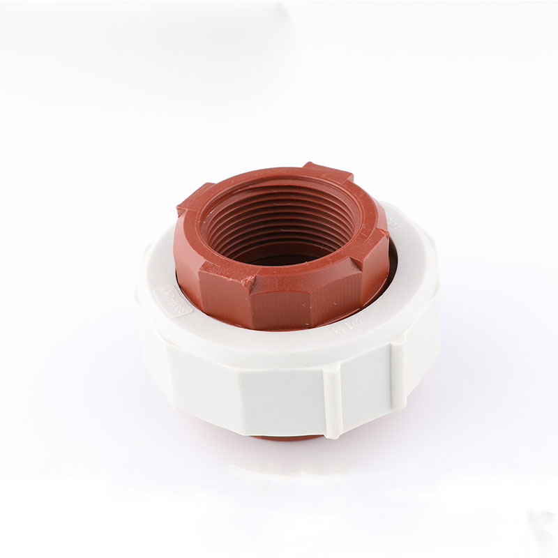 Full Size Extremely Long Usage Life Brown Plastic Pipe Union