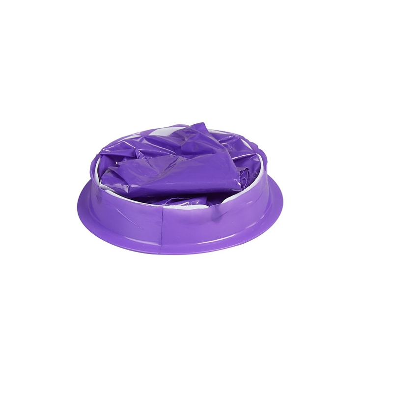 Customized Printed PE Blue Waste Disposal Bags Emesis Vomit Travel Motion Sickness