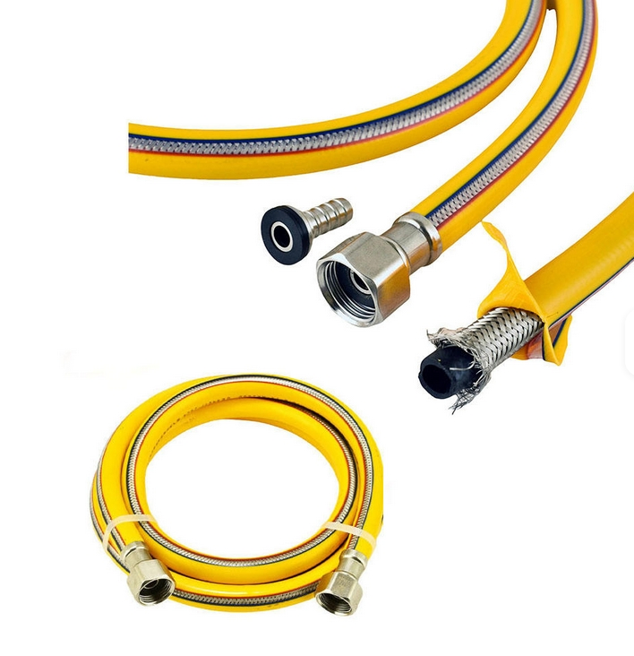 Customize High-Pressure 100FT 12 Csst Flexible Propane Natural Gas Line Corrugated PVC Corrugated Gas Hose PE Gas Pipe