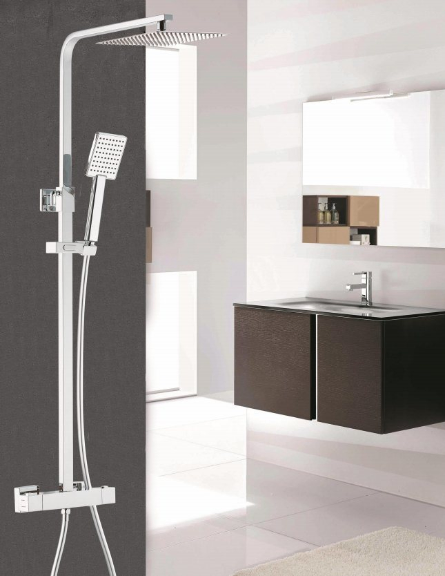 Термостатический смеситель для душа с защитой от ожогов