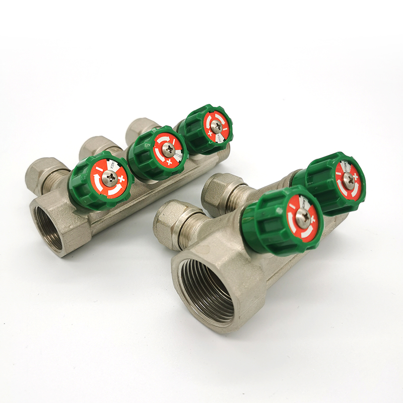 3/4 Inch 1/2" Pex Plumbing Manifold Floor Heating System Brass Water Manifold