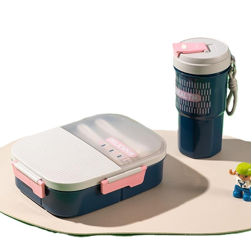 Premium Airtight Bento Lunch Box Set for Meal Prep
