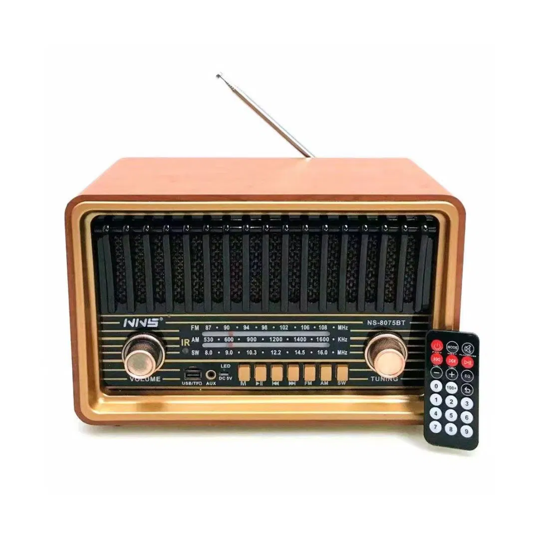Настольная Bluetooth-колонка NS-8075BT с FM/SW радио