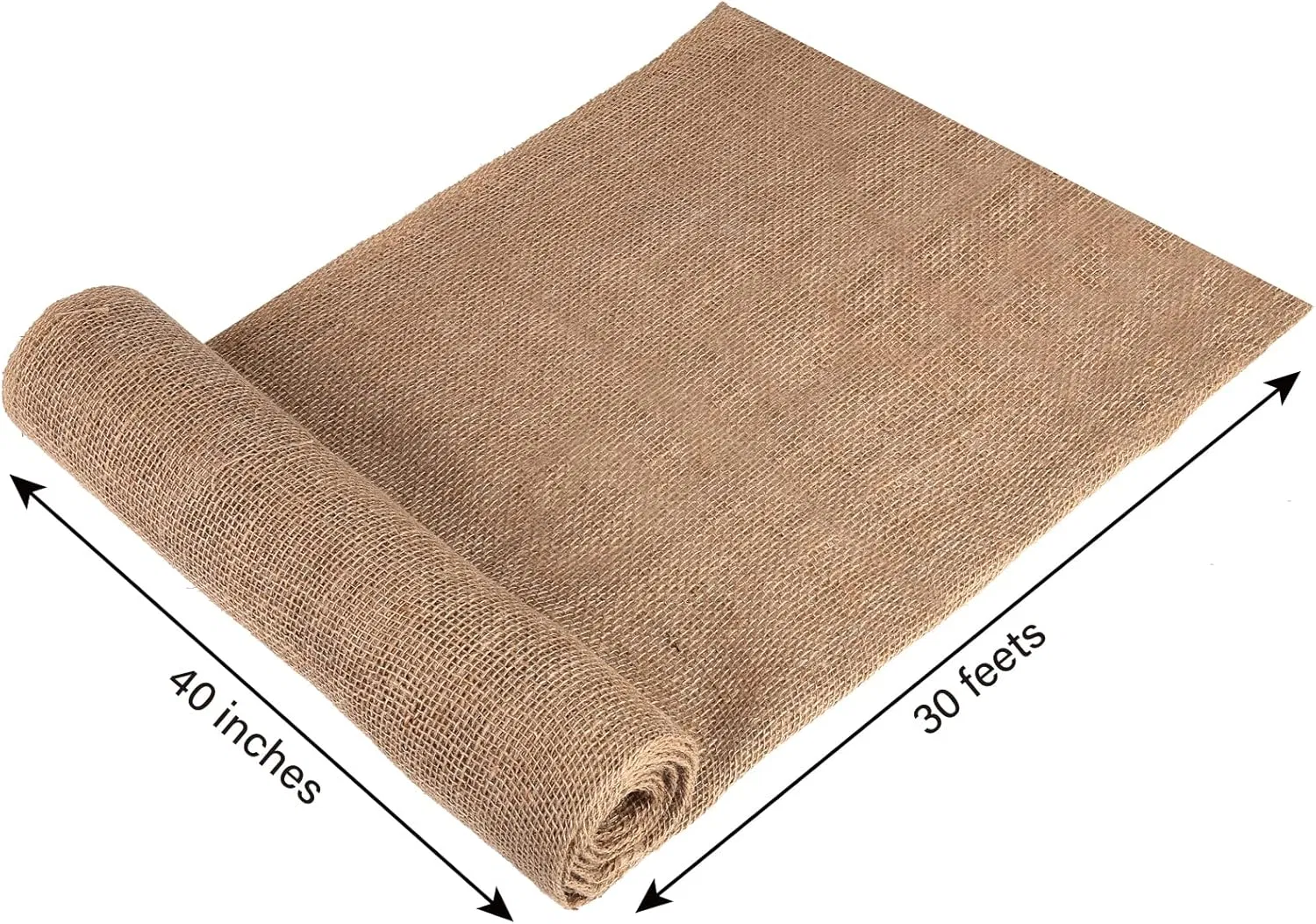 Burlap 10 Yard Natural Burlap Fabric 40 Inches Wide Burlap Fabricjute Liner Multipurpose