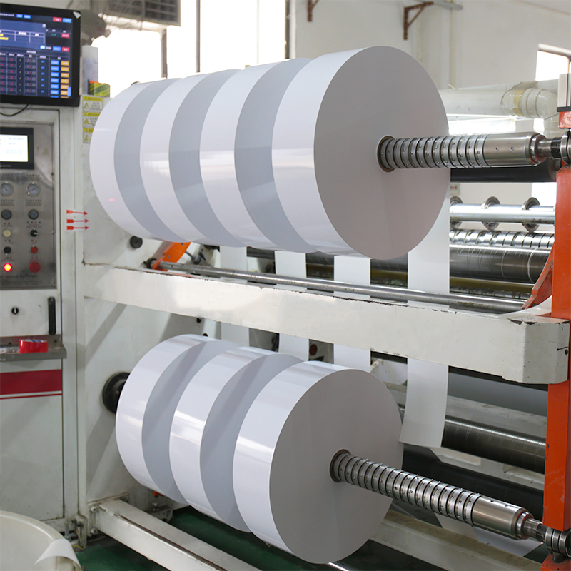 China Wholesale High Gloss Injket Synthetic Paper Jumbo Roll Self Adhesive Material Injket Coated Photo Printing Label Sticker
