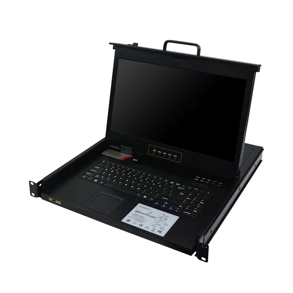8-портовый KVM-коммутатор HDMI с LCD-экраном, 1U