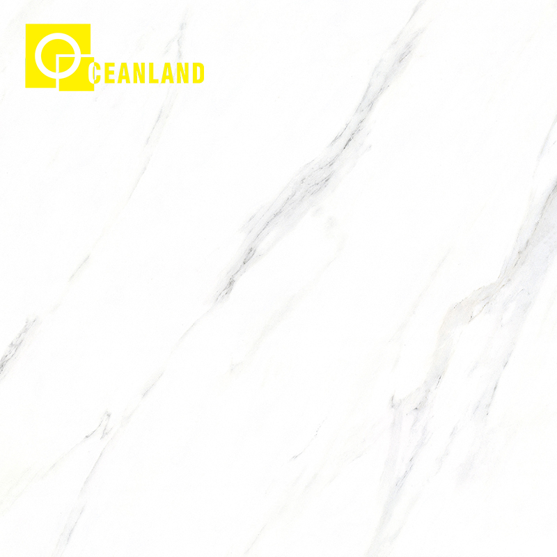 18X18 White Polished Porcelain External Wall Tiles