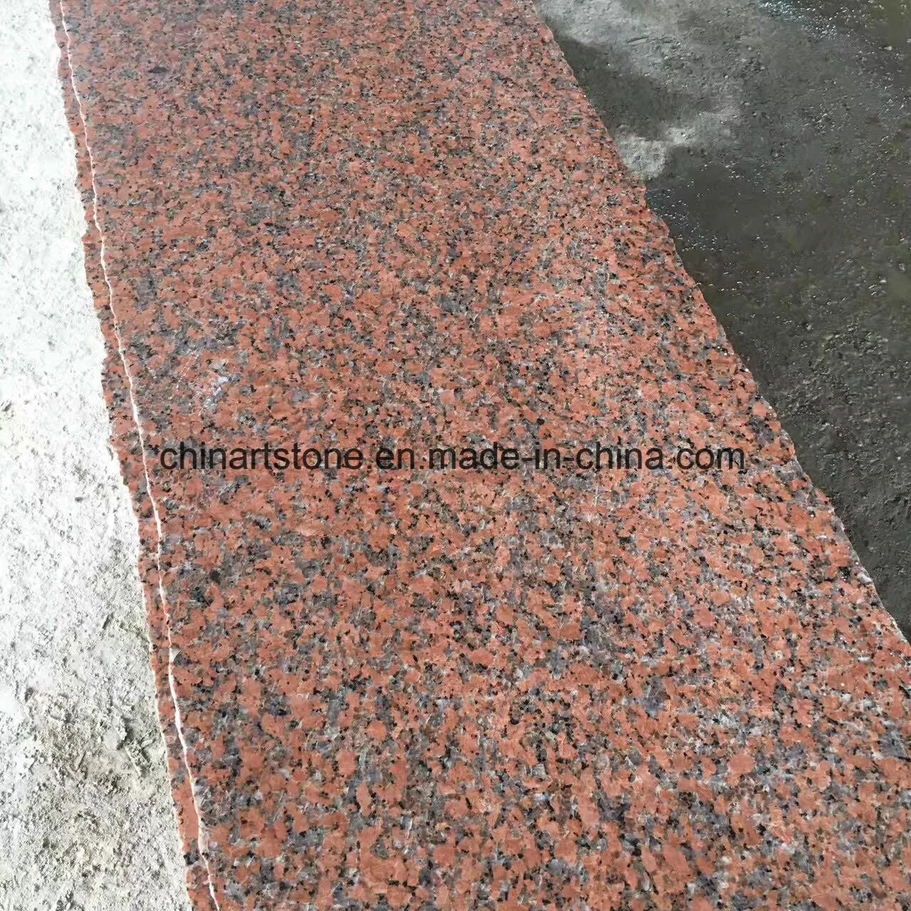 Chinese Red Granite Slab for Tile