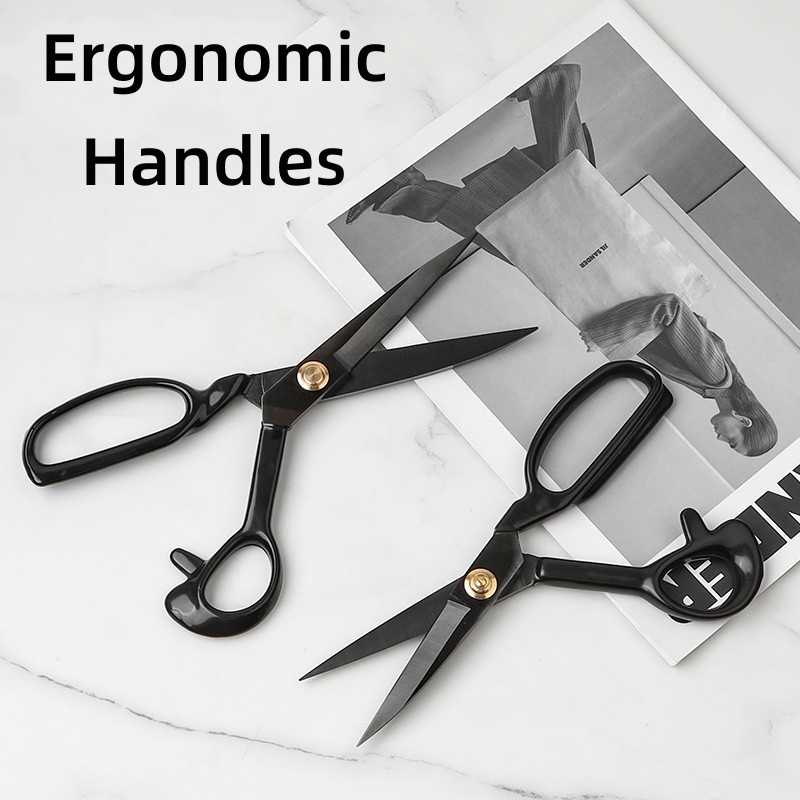 8'' Heavy Duty Scissors, Tailor Scissors, Fabric Scissors/Shears, Sewing Scissors/Shears, Tailoring Scissors for Cutting Cloth, Clothes and Leather