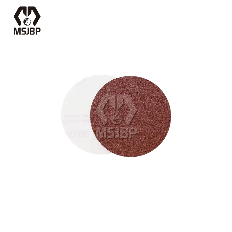 Msjbp Abrasive Factory Red 125mm Abrasive Sanding Disc for Grinding Polishing