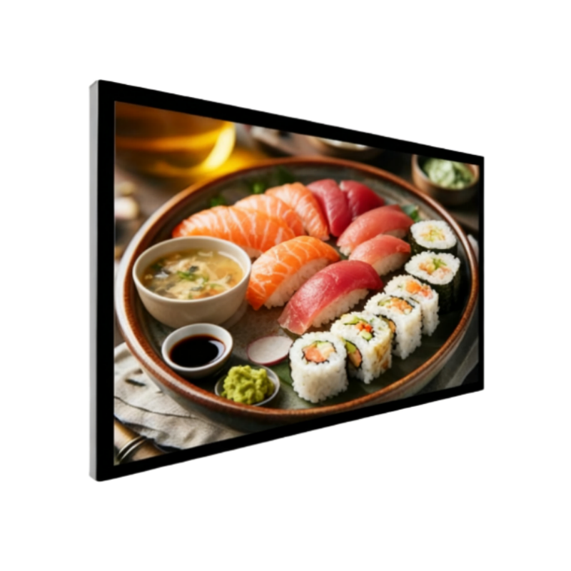 55inch Wall-Mounted LCD Digital Signage with Shopping Mall Retail Store Hotel
