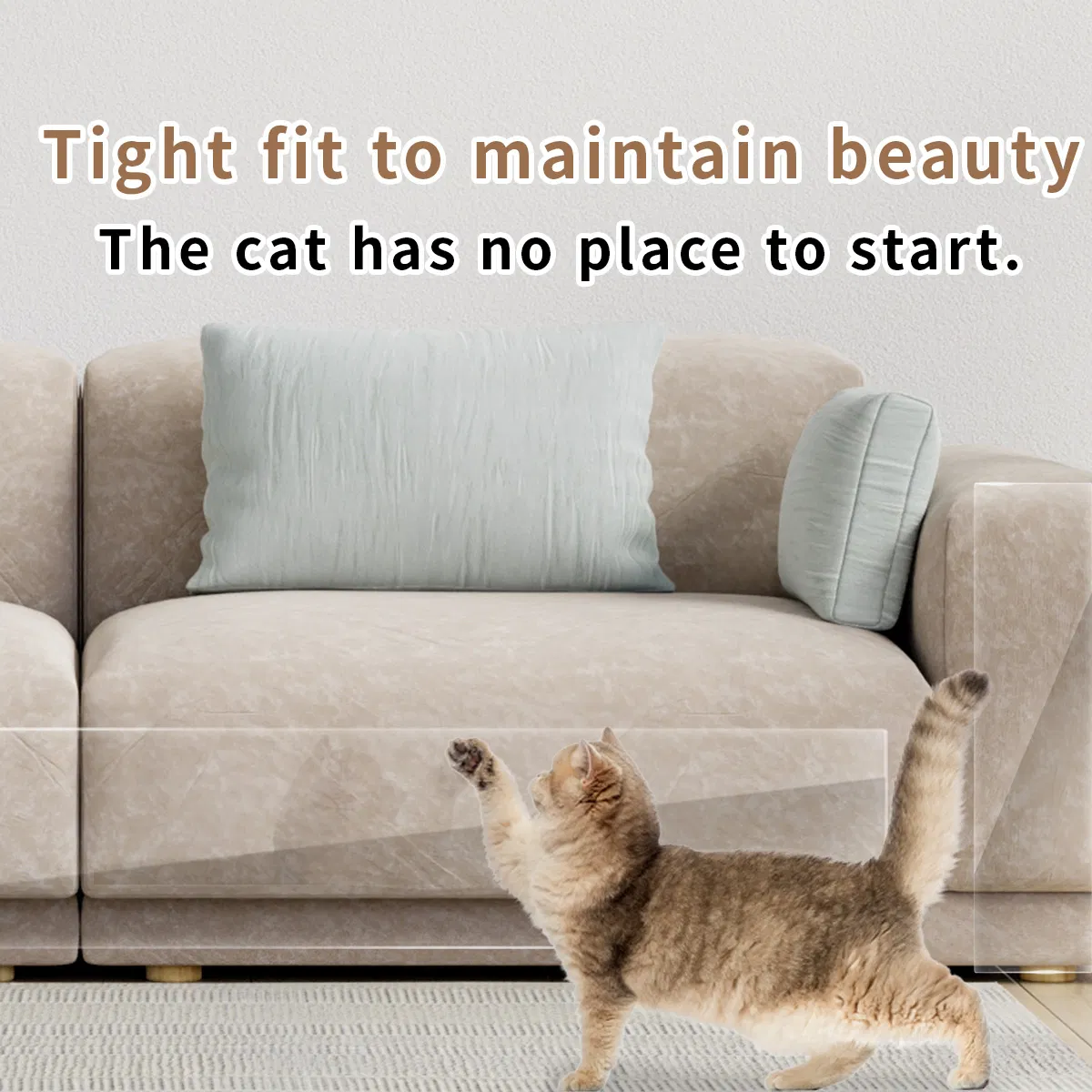 Anti-Cat Scratch Sofa Covers Wear-Resistant Sofa Protection Sticker