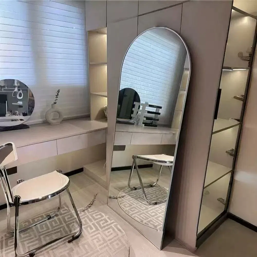 Dresser Smart Mirror, Wall-Mounted Dimming Defogger, LED Bathroom Mirror with Bluetooth.