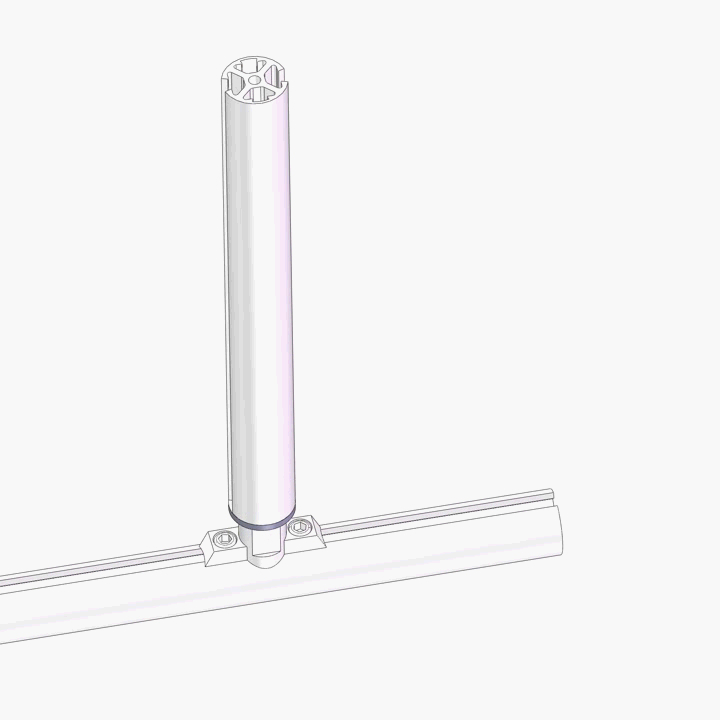 China Manufacturer 1147 RoHS Cbam OEM ODM Fixed Bracket for D28 Aluminum Pipe 28 and Aluminum Convoyer Workbench Line