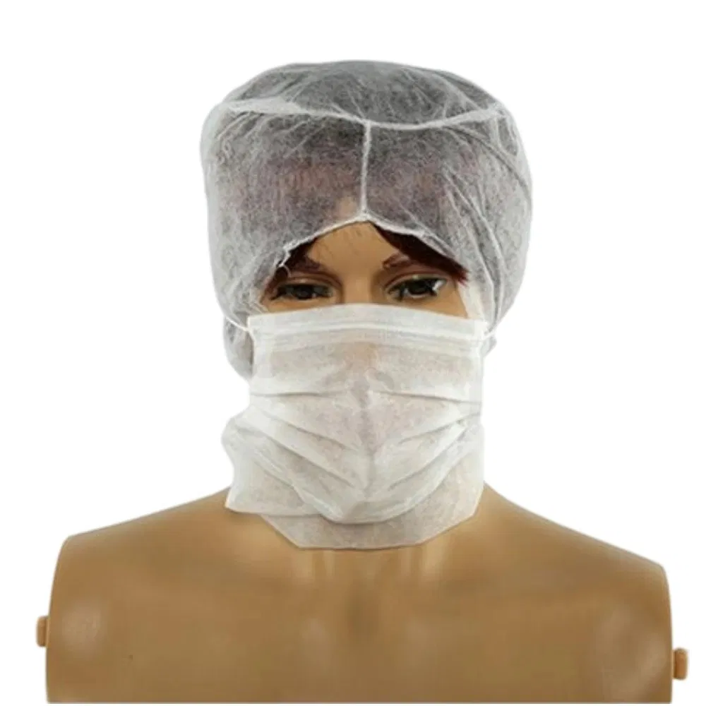 Polypropylene Disposable PP Ninja Space Astronaut Balaclava Hood Head Cover with Mask