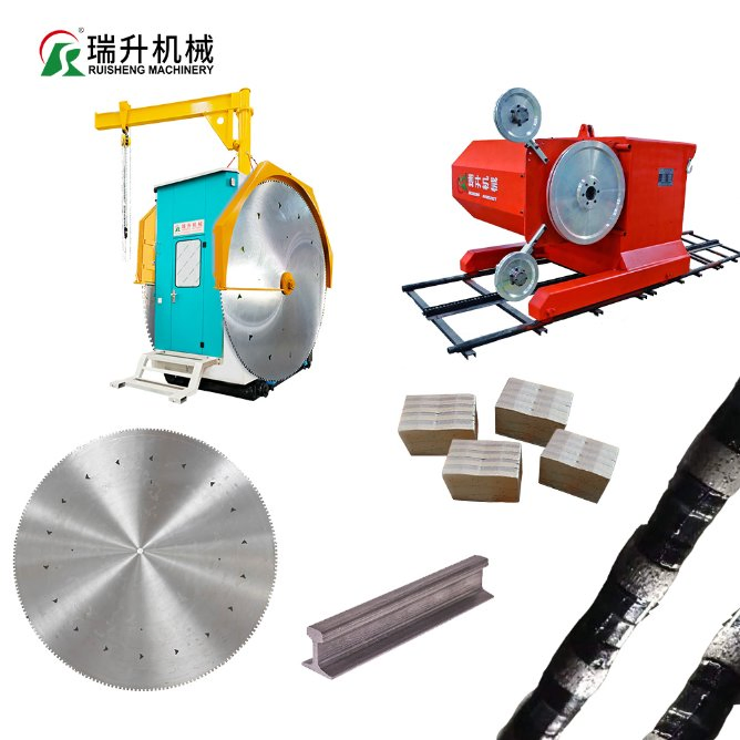 Ruisheng Granite Marble Mining Chisling Machine Automatic Diamond Horizontal Drilling Rig