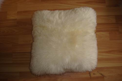 Natural Leather Cowhide Patch Cushions