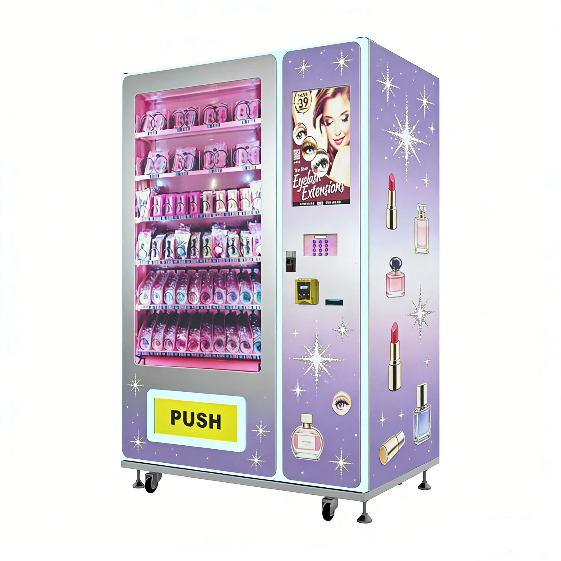 Large Clothes Distributeur Automatic Business Vending Machine for Hair Bundles