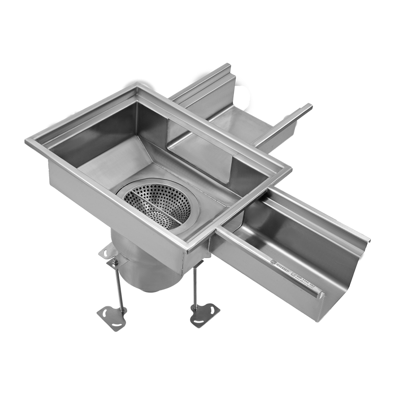 Industrial Modular Stainless Steel Trench Drain with Built-in Slope for Beverage Industry
