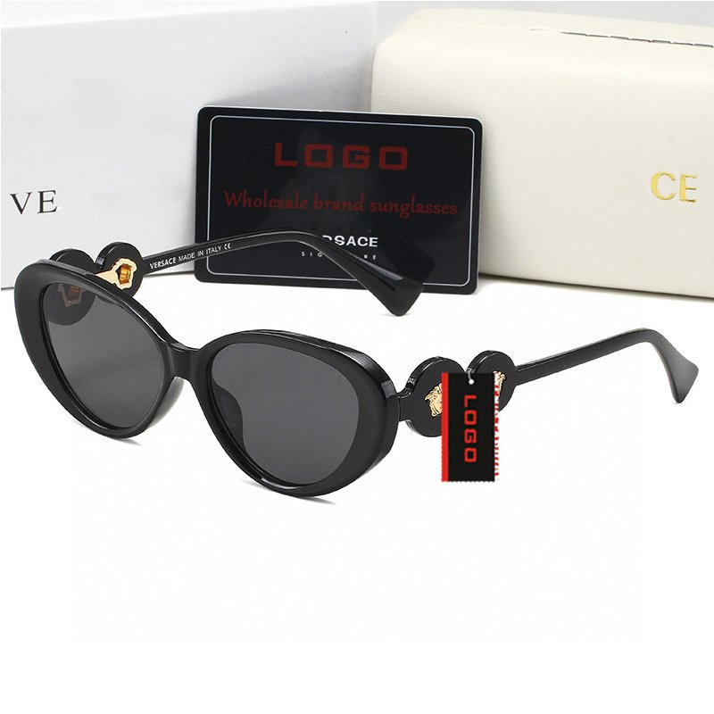 New Fashion Retro Cat Eye Designer Custom Sunglass 1: 1 Shades Eyewear