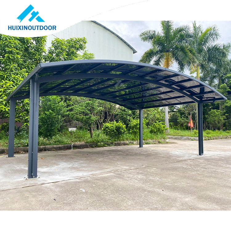 Morden Style Polycarbonate Carport Shelter 2 Prefab RV Cover Shed