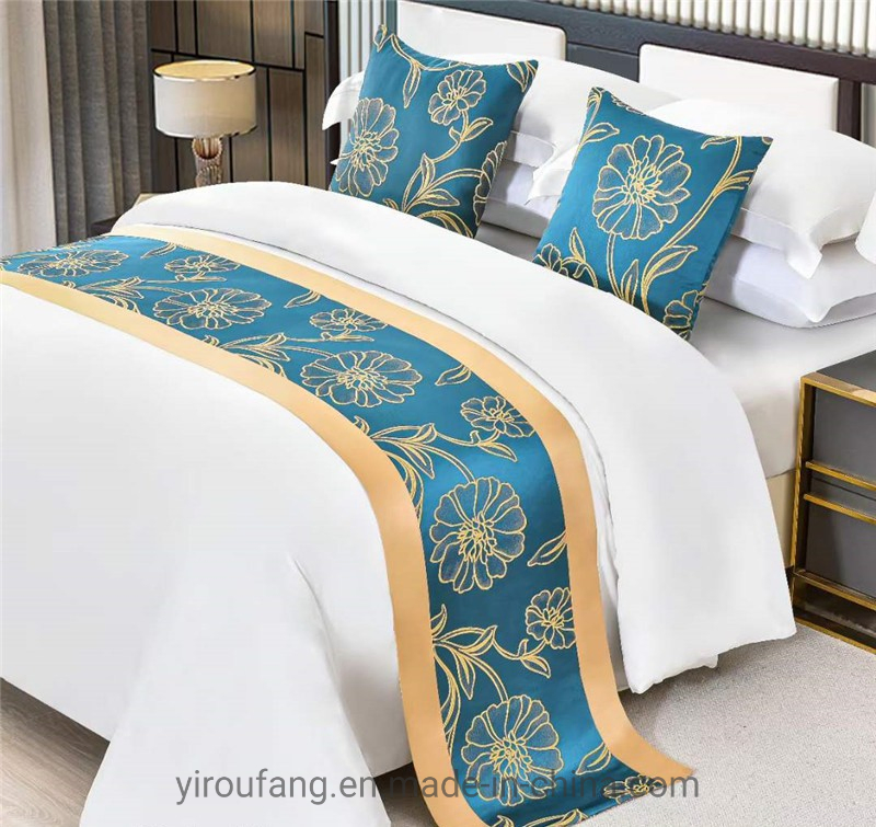 Elegent 100% Polyester Square Cushion and Bed Runner