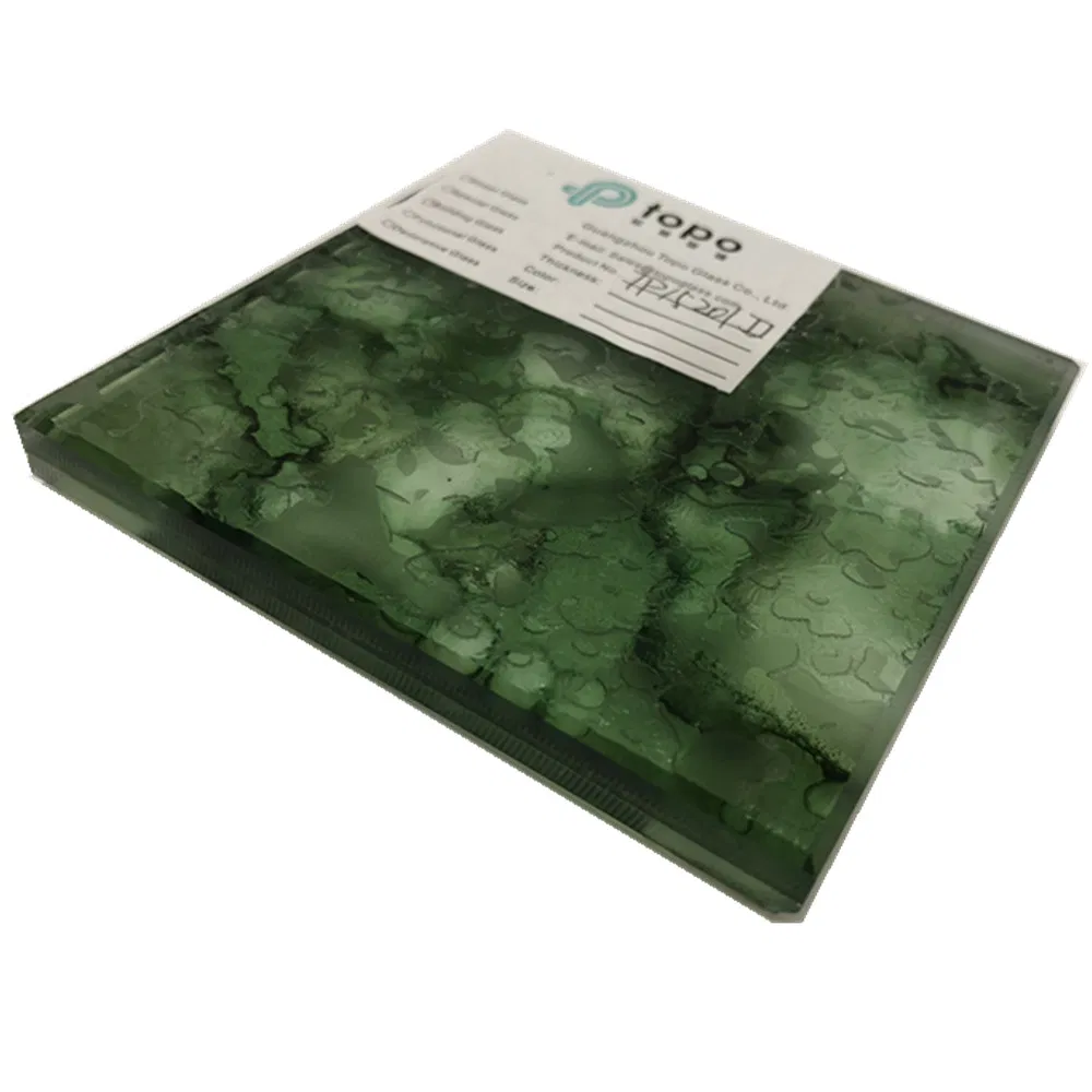 10mm Laminated Jade Wire Construction Glass (PLW-TP)