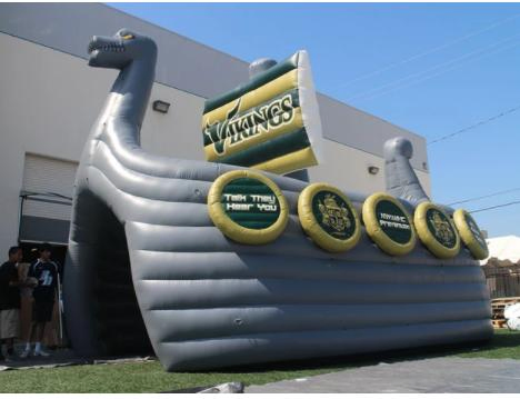 2023 New Custom Inflatable Mascot Tiger Head Run Through Tunnel