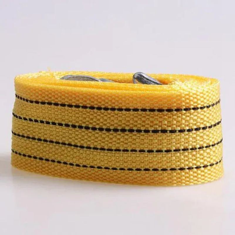 Car Tow Rope with Hook 3m 3tons Car Towing Rope Strap Tg003_14