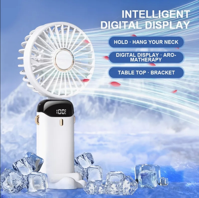 Creative Desktop Ventilador: Portable USB Charging Mini Fan with Flower Fairy Design