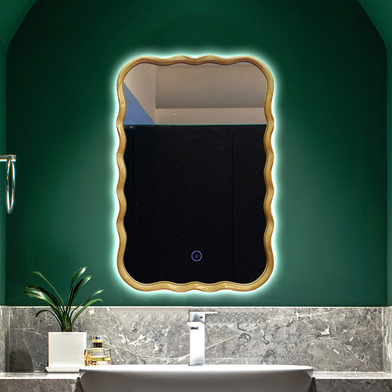 European-Style Decorative Bathroom Mirror Retro Fashion Porch Makeup Mirror Bathroom Mirror Customization