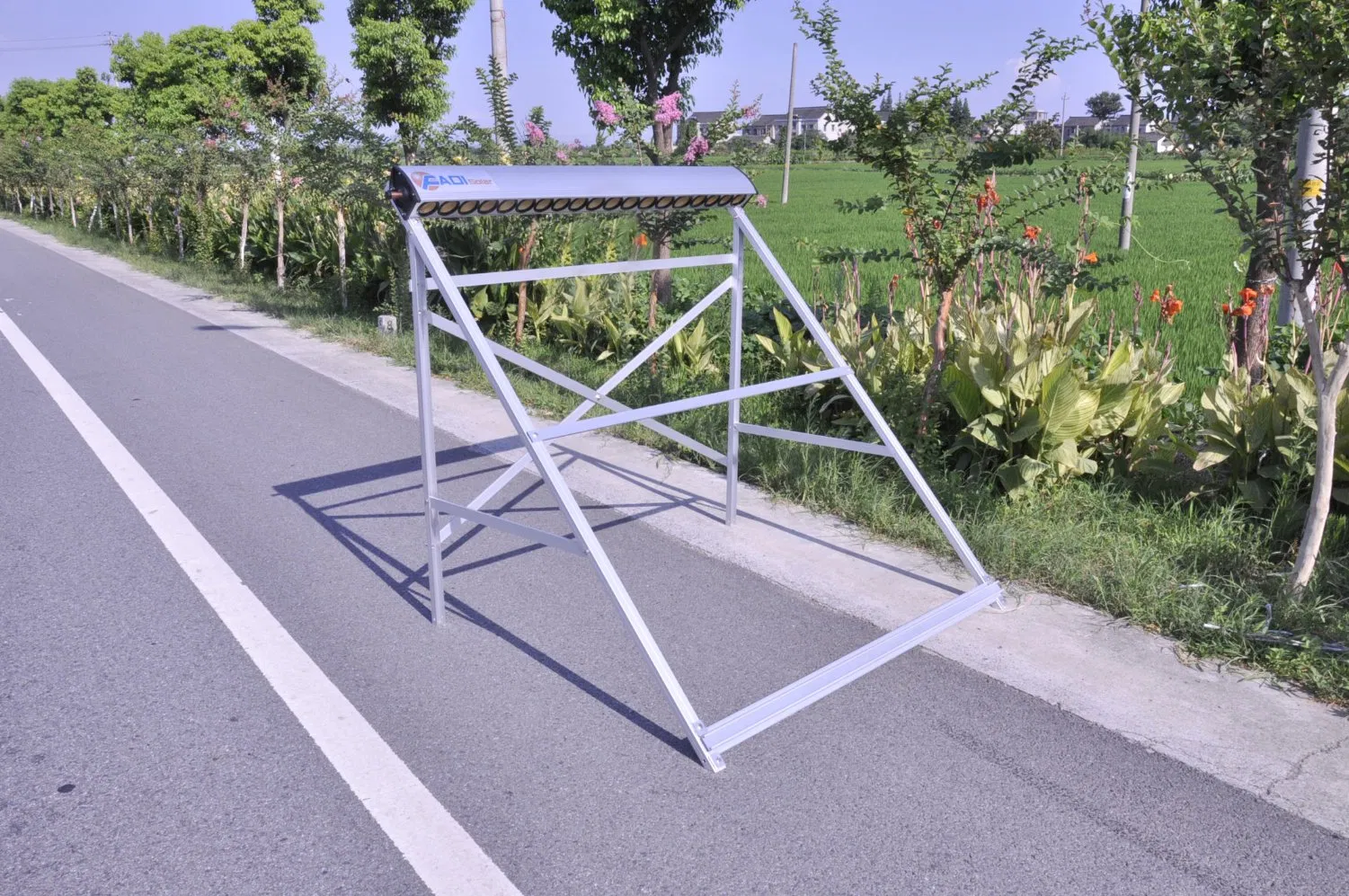 Солнечный водонагреватель сплит-система с плоскими коллекторами