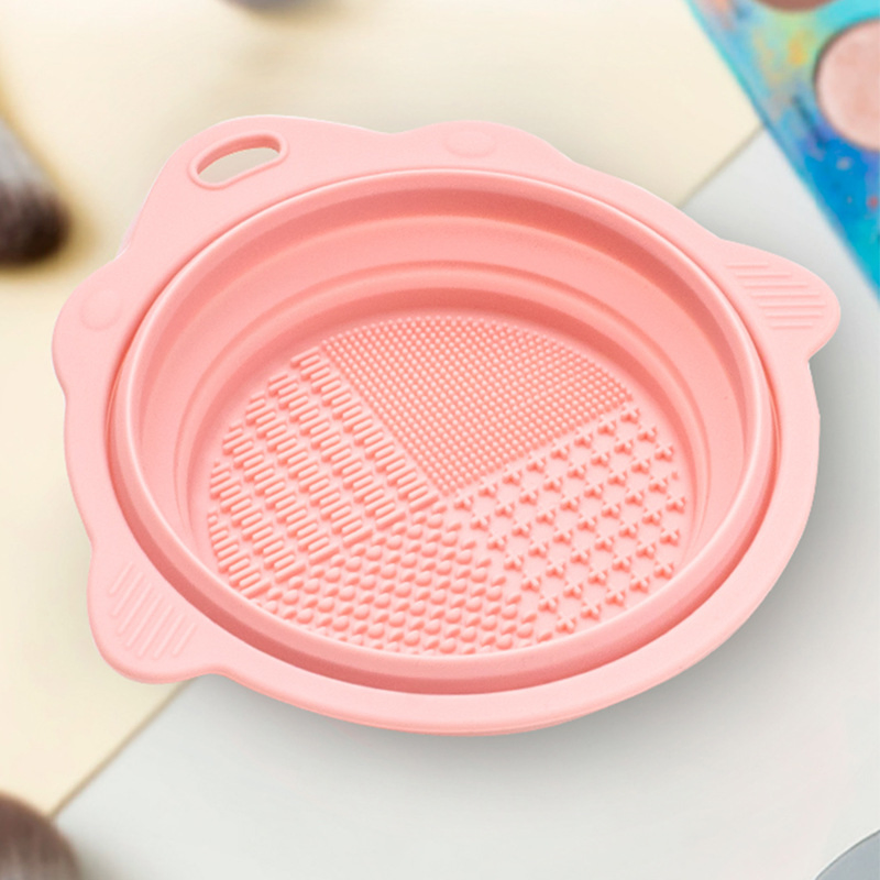 Makeup Brush Cleaning Bowl Brush Cleaner Silicone Makeup Cleaning Mat Silicone Makeup Brush Cleaning Bowl
