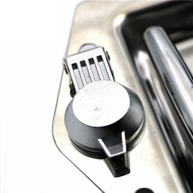 Car Truck Trailer Folding T Recessed Paddle Handle Lock Tool Box Latch
