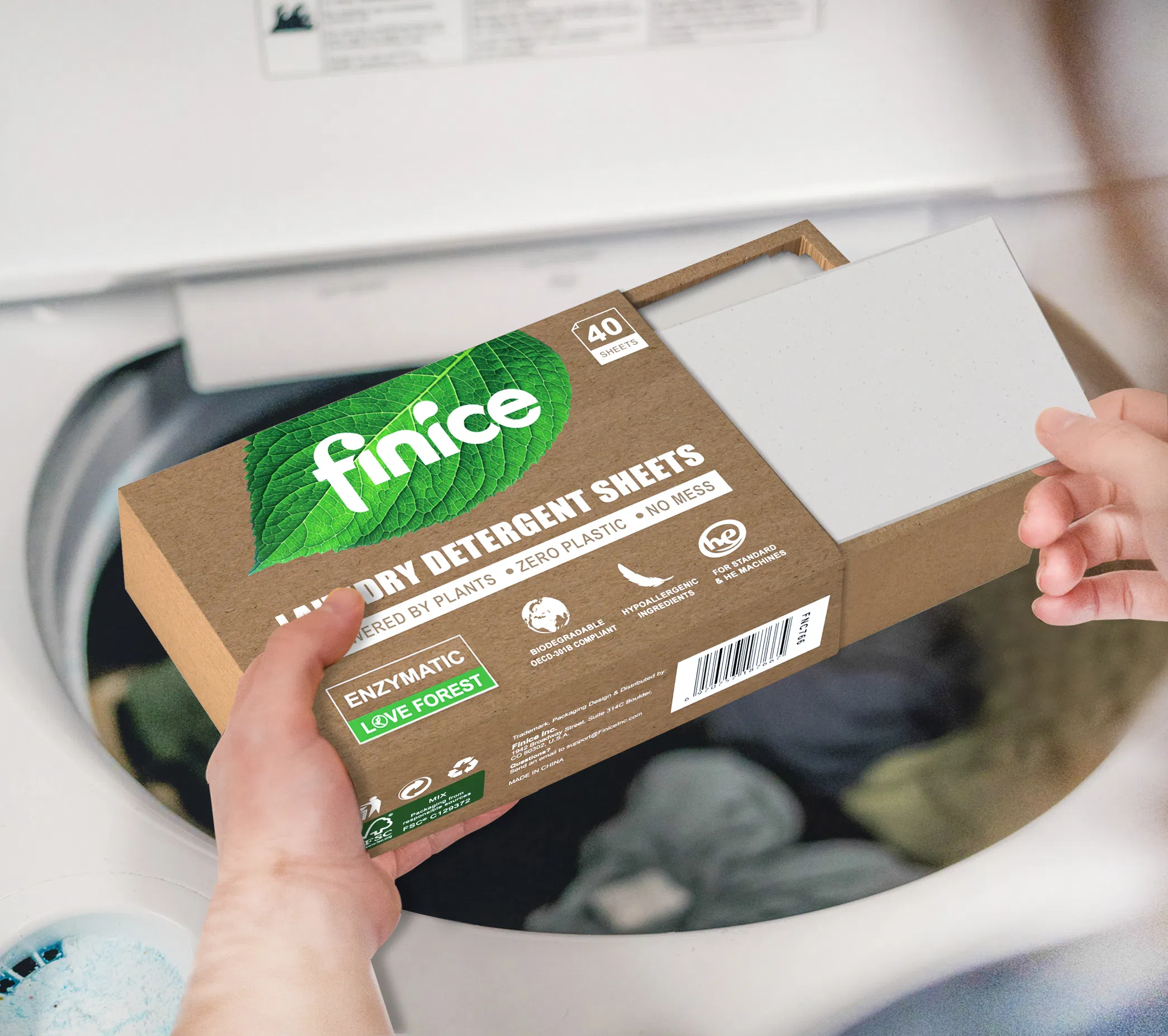 Fnc766 ODM OEM Factory Price Wholesale Washing Clothes Sheet Eco Friendly Biodegradable Laundry Detergent Strips