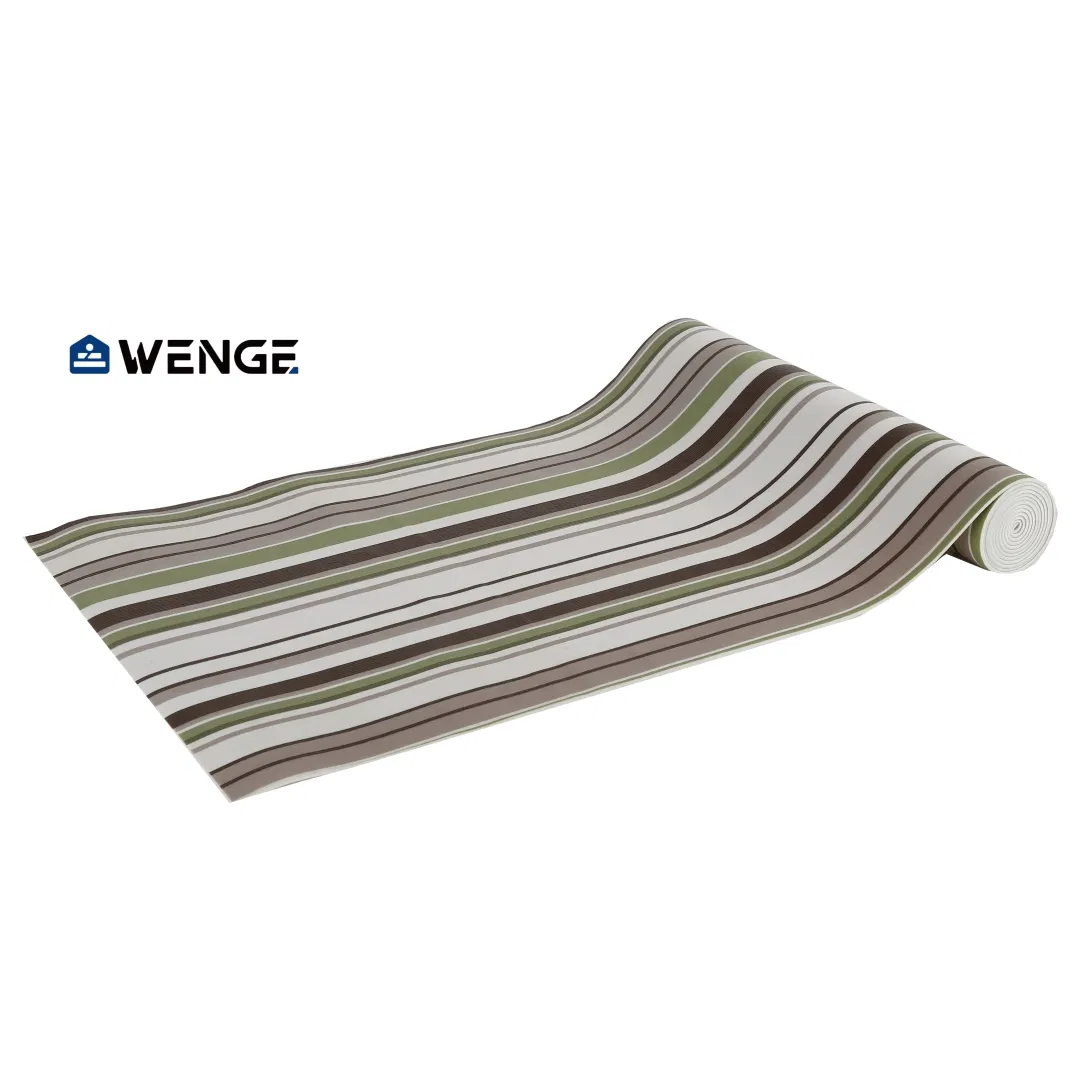 Factory PVC Non-Adhesive Grip Liner Non Slip Kitchen Cabinet Liner Table Mat Roll