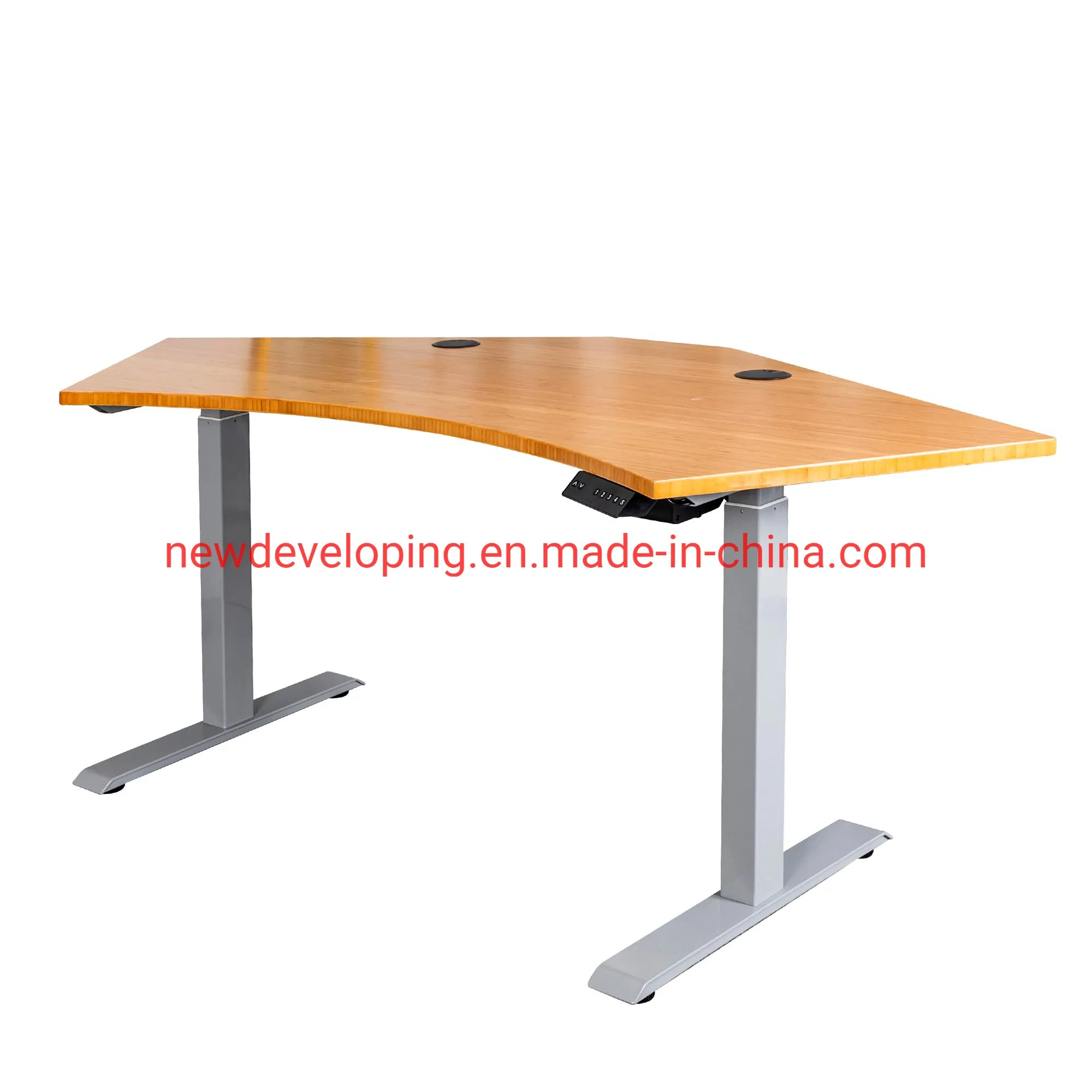 Home Office Adjustable Corner Computer Lap Desk Table