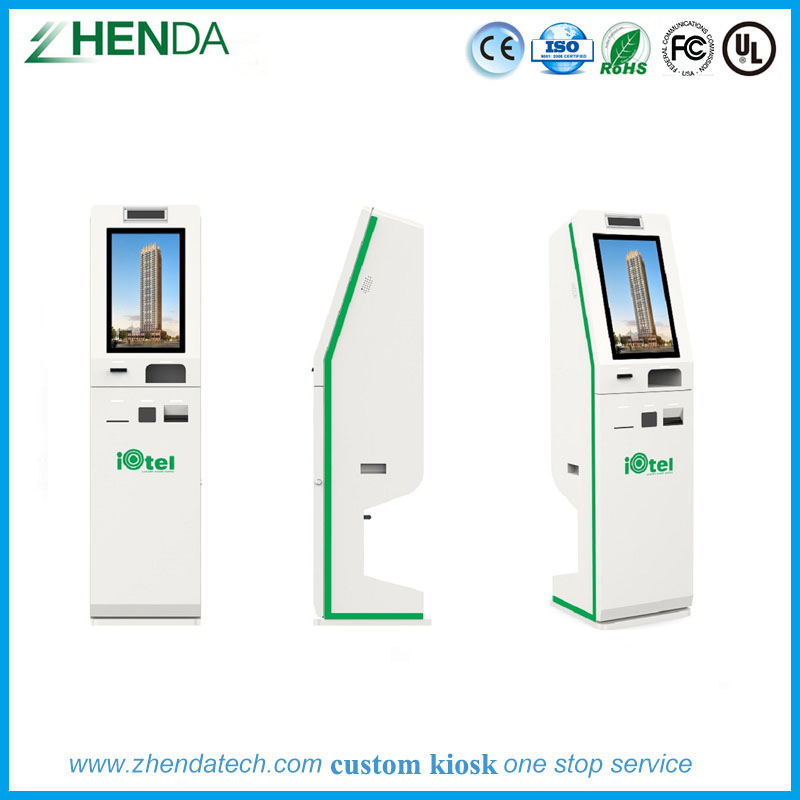 Customized Check-in and Check-out Kiosk with Touch Screen for Hotel